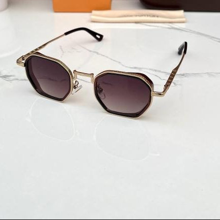 Celebrity Inspired Oval Square Sunglasses UV400 Metal Unisex | Sunglass Lover