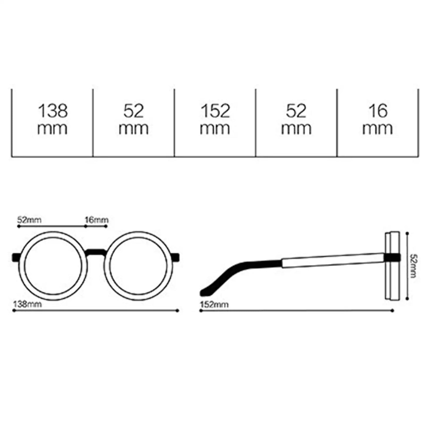 New Adjustable ND Filter Sunglasses – Polarized Round Moon glass Shades Unisex