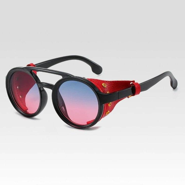 Retro Vintage Round Steampunk Sunglasses - Sunglass Lover