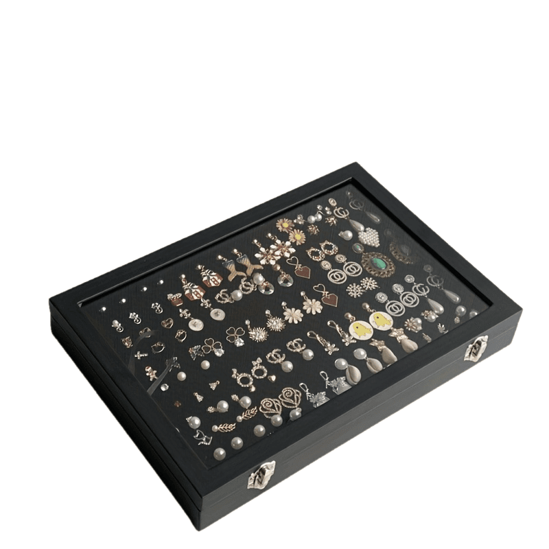 160-Hole Jewelry Organizer Box with Insertable Sponge Inserts - Sunglass Lover