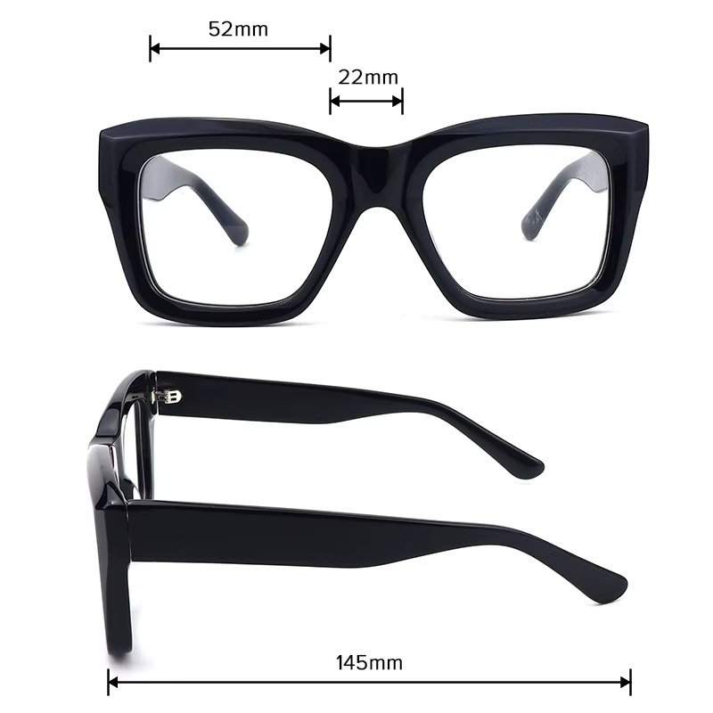 Luxury Designer Acetate Unisex Optical Eyeglasses Frame | Fashion Prescription Glasses