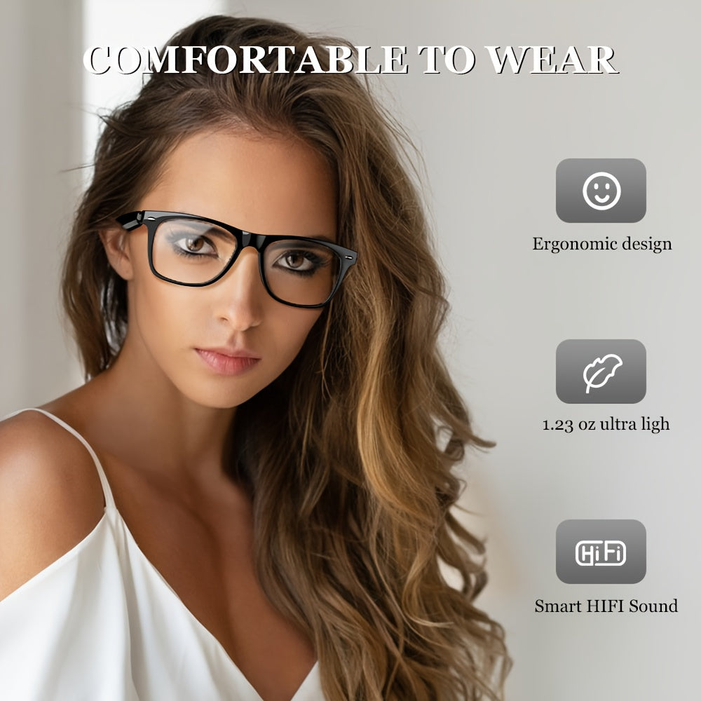 3-in-1 Smart Glasses with Bluetooth Speakers