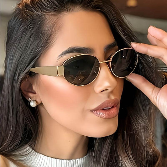 90s Vintage Designer Oval Shades - Sunglass Lover