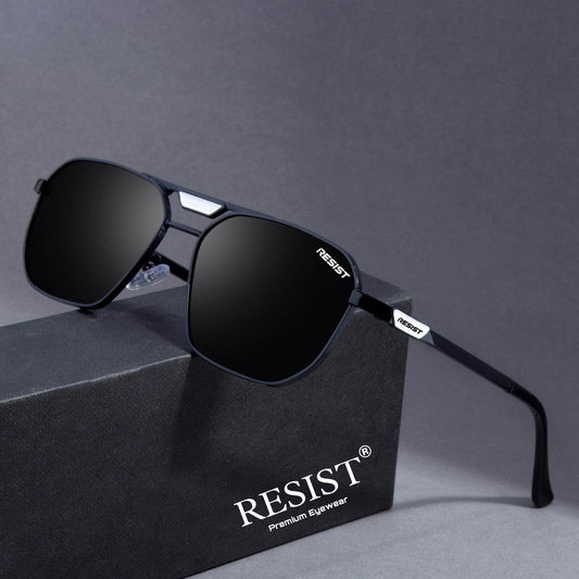 Noah Retro Square Sunglasses – Metal Frame - Sunglass Lover