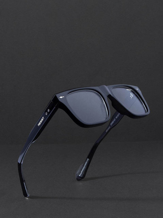 Shawn Black Clear Wayfarer eyeglasses – UV Protection - Sunglass Lover
