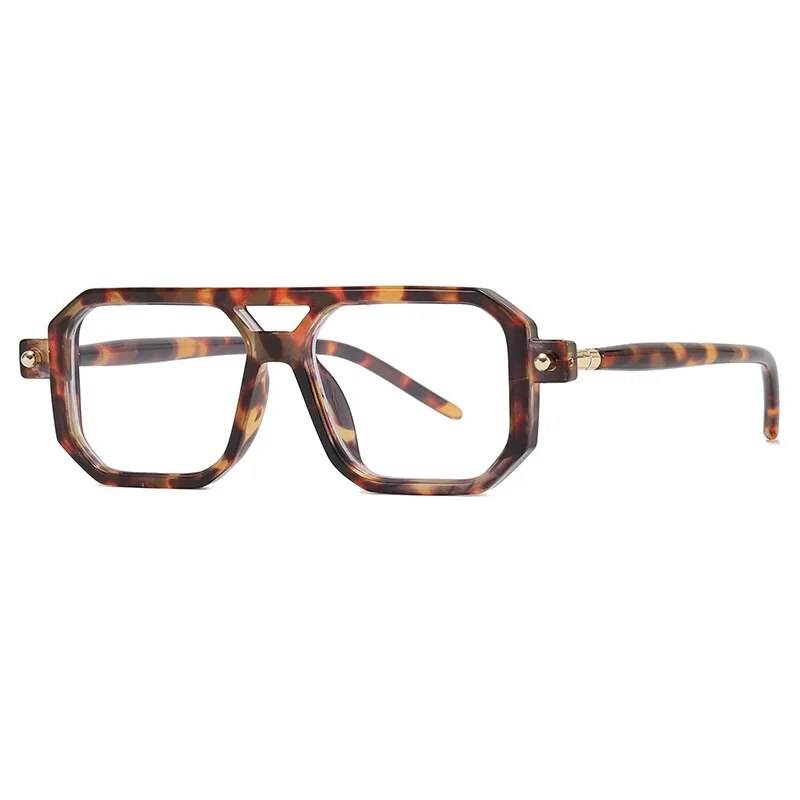 Sunglass Lover tortoiseshell oversized frames with keyhole bridge unisex square gradient sunglasses