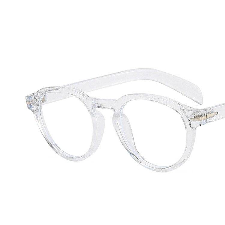 Clear round transparent frames Sunglass Lover blue light blocking eyeglasses for men lightweight