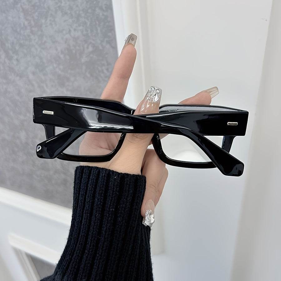 Fashion Square Clear Glasses – Unisex Full Rim Decorative Eyewear - Sunglass Lover