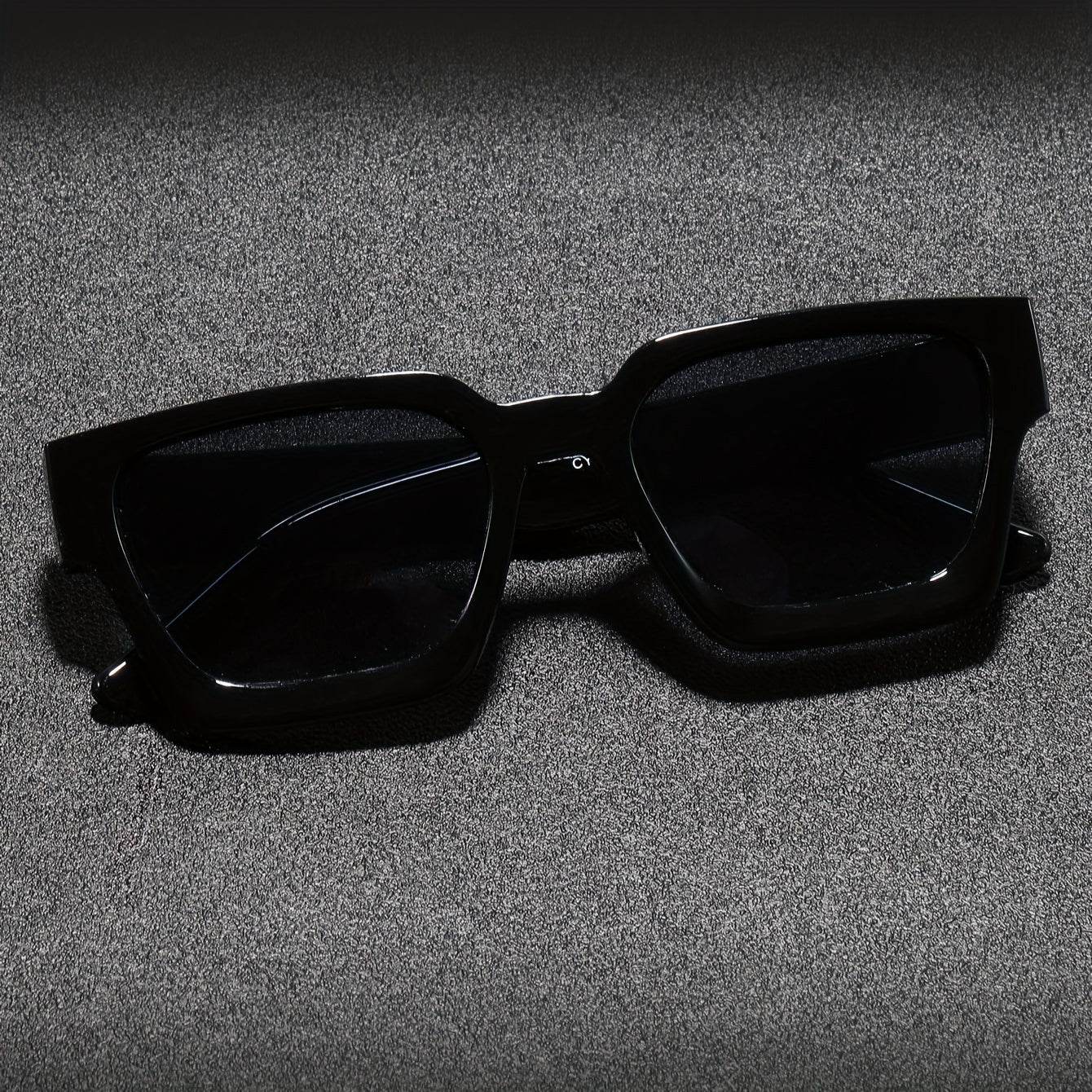Men's Fashion Black Square sunglasses - Sunglass Lover