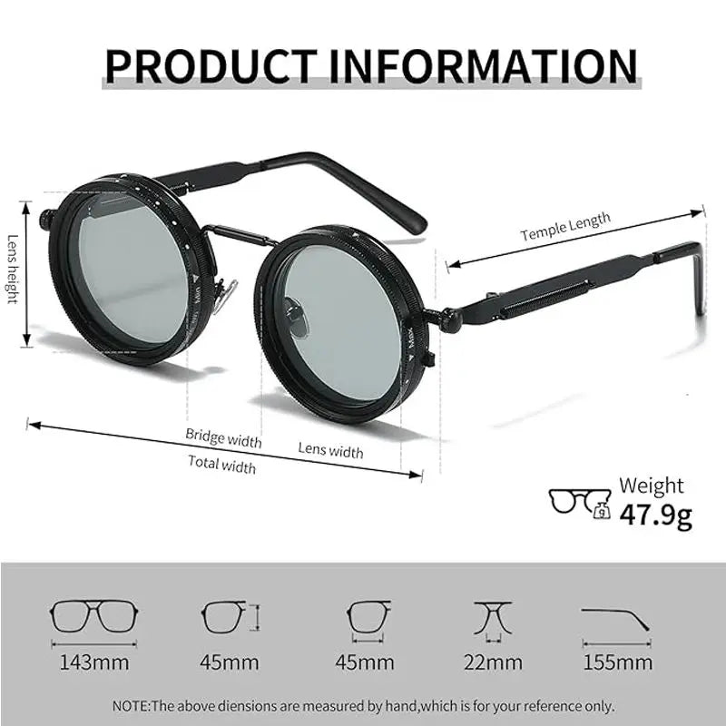 ND Adjustable Dimming Aperture Sunglasses – Polarized UV400