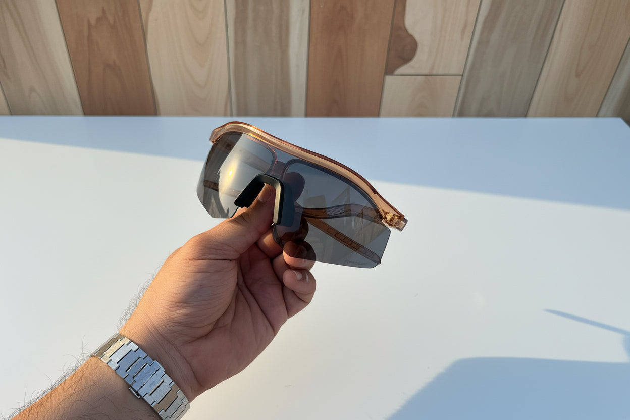 Sports Brown Black Prizm UV400 Sunglasses | Lightweight Unisex Outdoor Eyewear