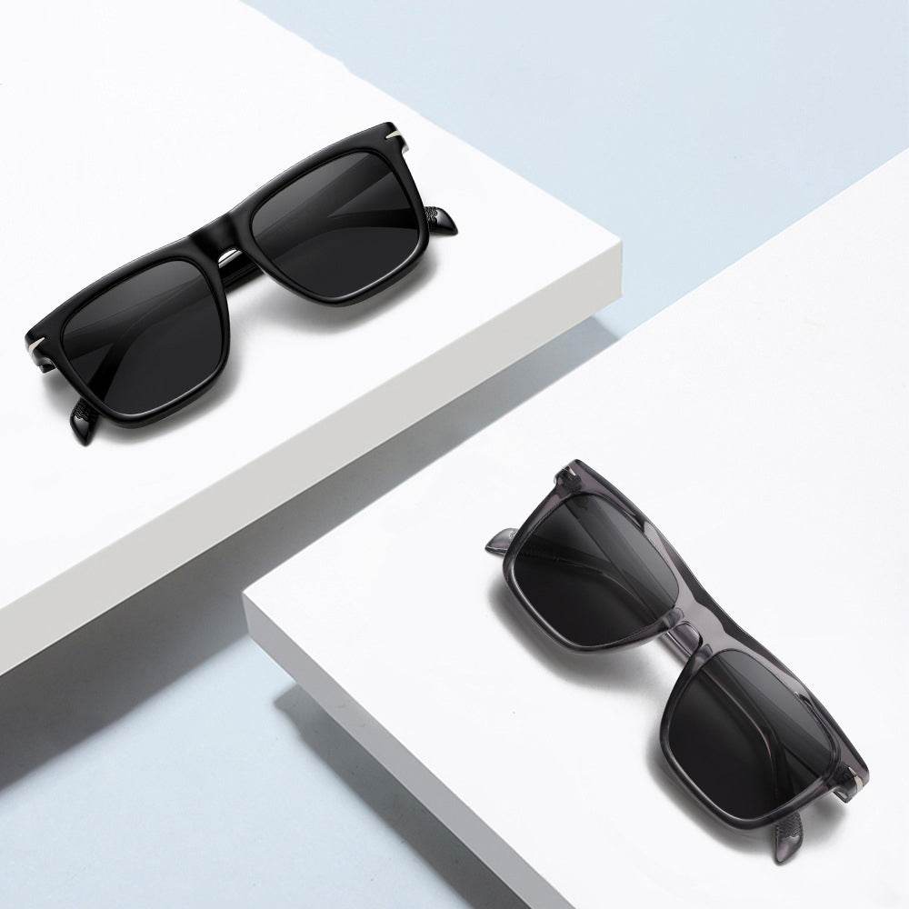 Fashionable Square Black Dress Sunglasses – UV400 - Sunglass Lover