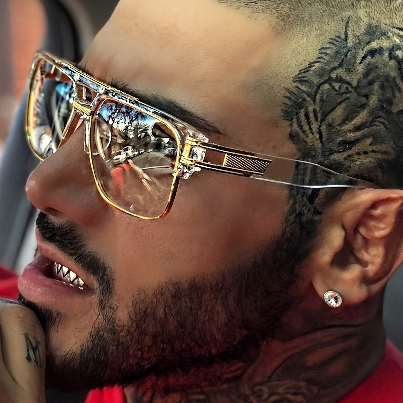 Men's Retro Double Bridge Fashion Eyeglasses - Sunglass Lover