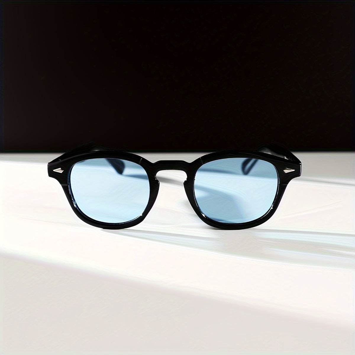 Oculus Oval Blue Sunglass - Sunglass Lover