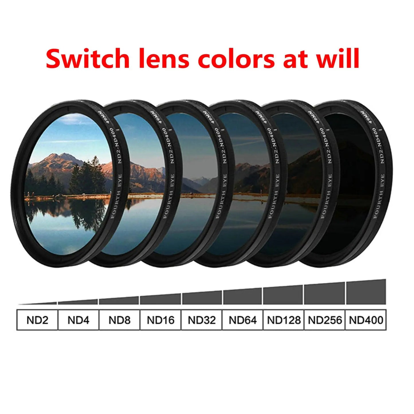 New Adjustable ND Filter Sunglasses – Polarized Round Moon glass Shades Unisex