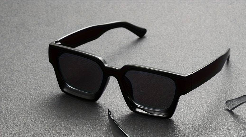 Men’s Square Frame Fashion Glasses – Minimalist Everyday Style - Sunglass Lover