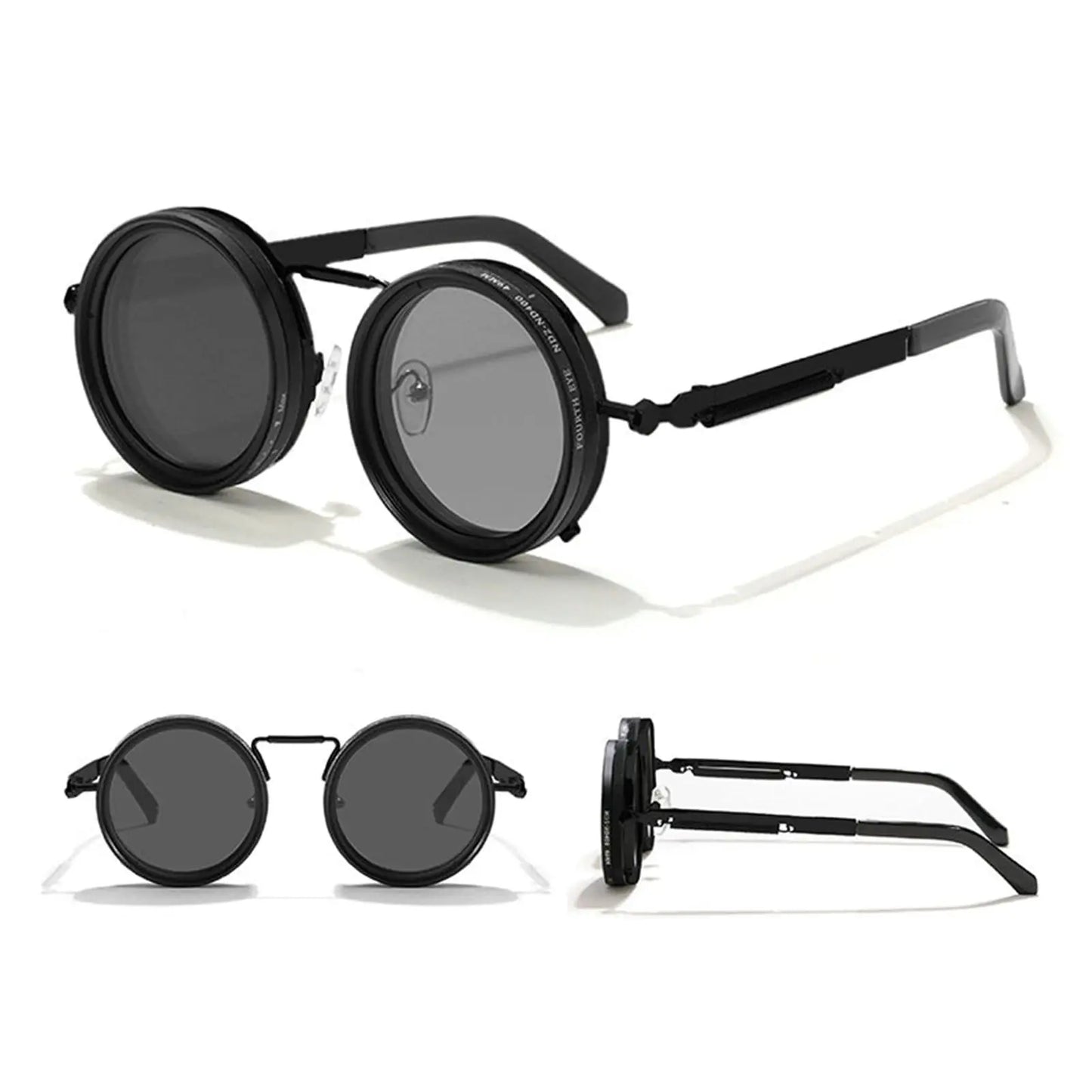 New Adjustable ND Filter Sunglasses – Polarized Round Moon glass Shades Unisex