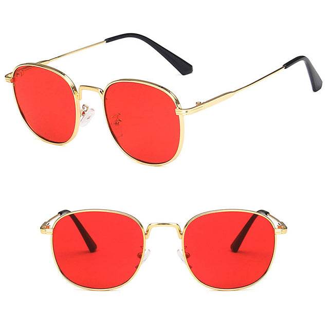 Round Black Silver Sunglasses – UV Protected - Sunglass Lover