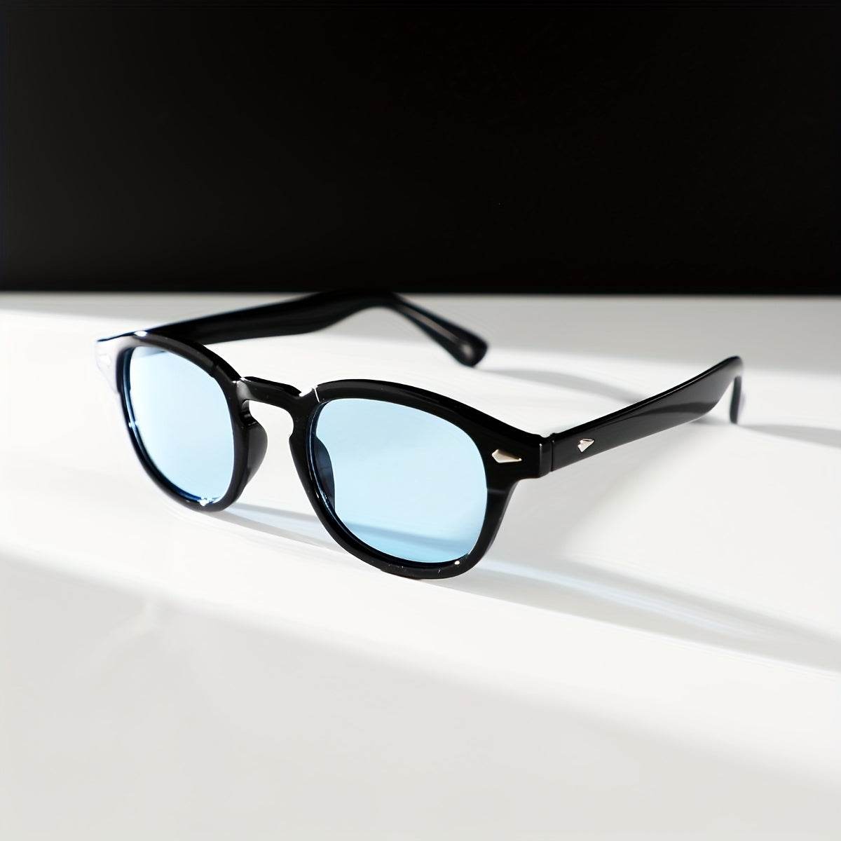 Oculus Oval Blue Sunglass - Sunglass Lover