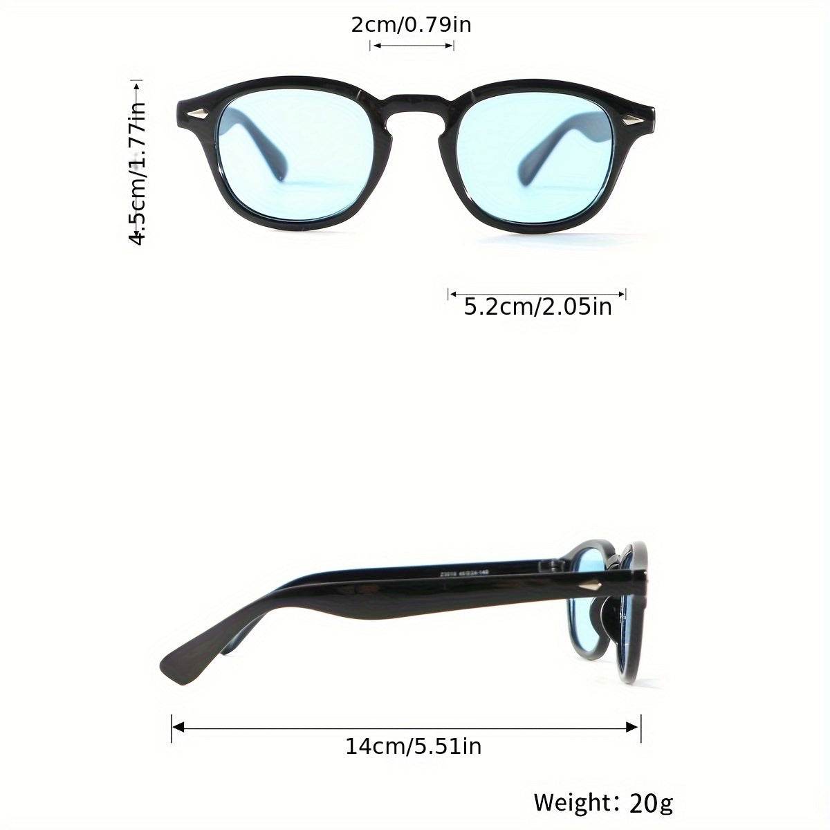 Oculus Oval Blue Sunglass - Sunglass Lover