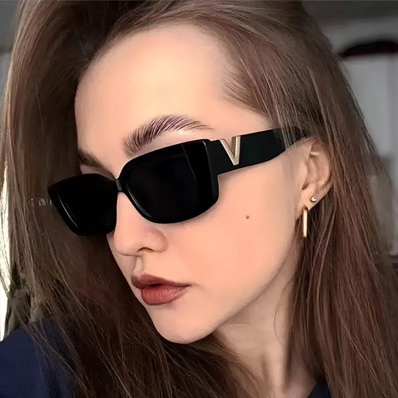 Unisex Oversized Square Glasses – Trendy Full-Rim Eyewear - Sunglass Lover