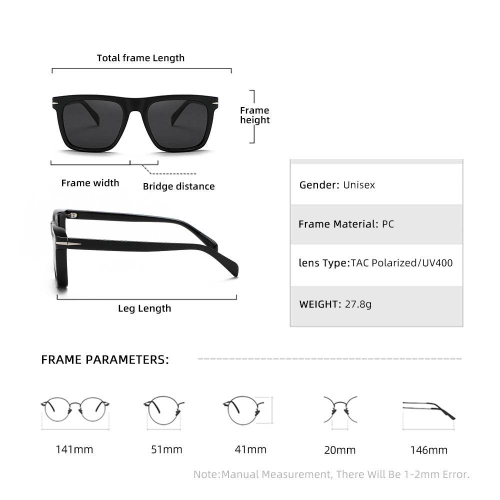 Fashionable Square Black Dress Sunglasses – UV400 - Sunglass Lover
