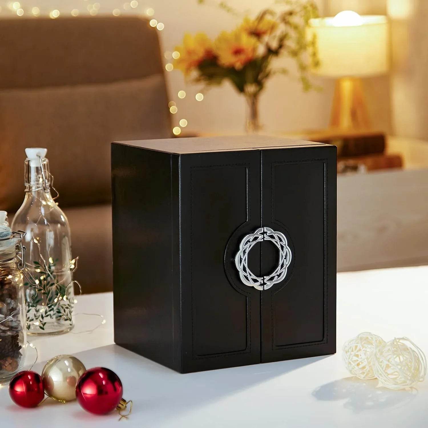 Convenient LuxuryJewellery Box with 5 Levels Large Jewellery Case with Drawer and Watch - Sunglass Lover