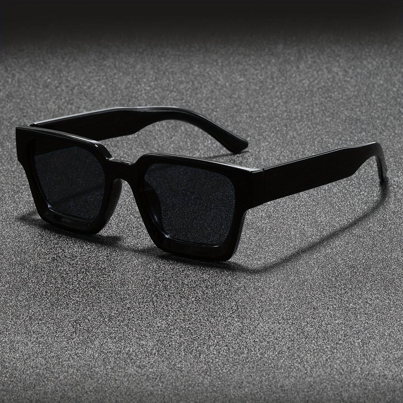 Men's Fashion Black Square sunglasses - Sunglass Lover