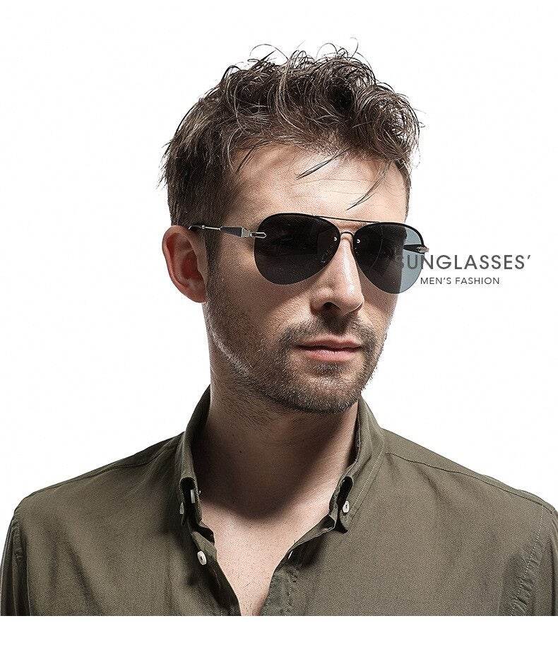 Sunglass Lover Rimless Pilot Sunglasses - Sunglass Lover