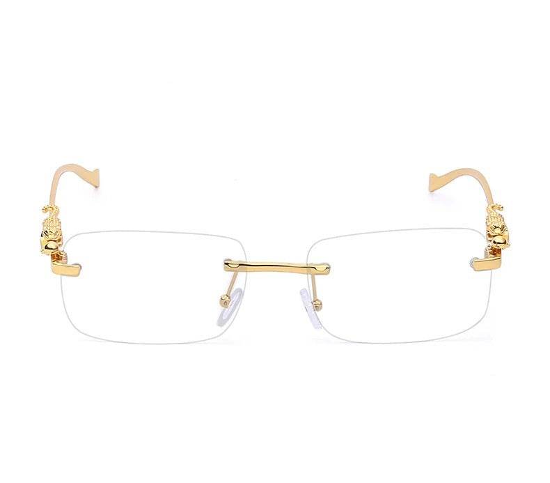 Sunglass Lover Rimless Rectangle Sunglasses Eyeglasses - SunglassesMart