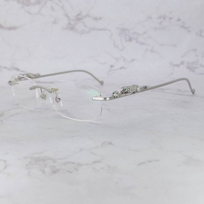 Sunglass Lover Rimless Rectangle Sunglasses Eyeglasses - SunglassesMart