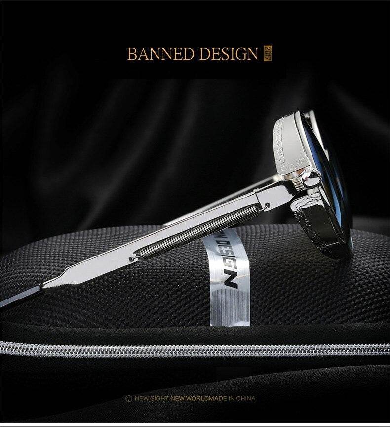 Sunglass Lover Steampunk Round Metal Sunglasses - Sunglass Lover