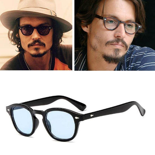 Johnny Depp Oval Sunglasses For Men - Sunglass Lover
