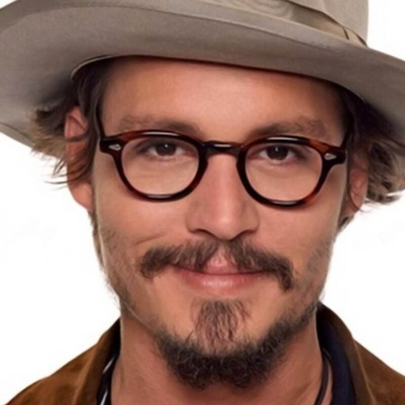Johnny Depp Style Glasses Men Retro Vintage Prescription Glasses Women Optical Spectacle Frame - - Sunglass Lover