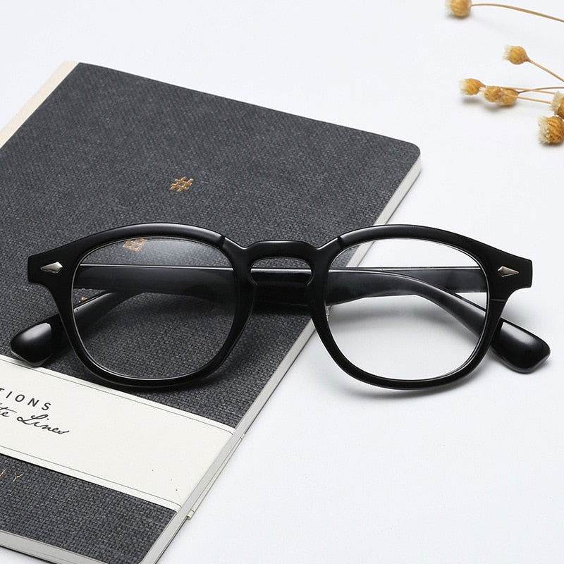 Johnny Depp Style Glasses Men Retro Vintage Prescription Glasses Women Optical Spectacle Frame - - Sunglass Lover