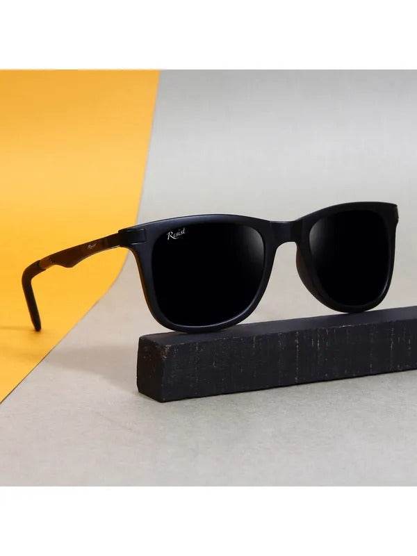 Classic Black Wayfarer Sunglasses – Toughened Glass Lens | UV Protection | Unisex - Sunglass Lover