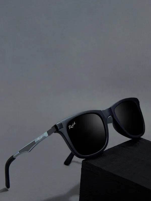 Classic Black Wayfarer Sunglasses – Toughened Glass Lens | UV Protection | Unisex - Sunglass Lover