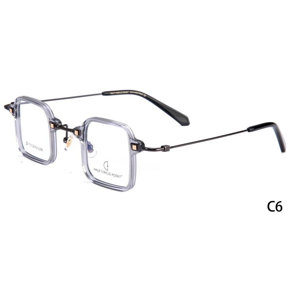 Mini Square Shape Design Spectacle Frame - - Sunglass Lover