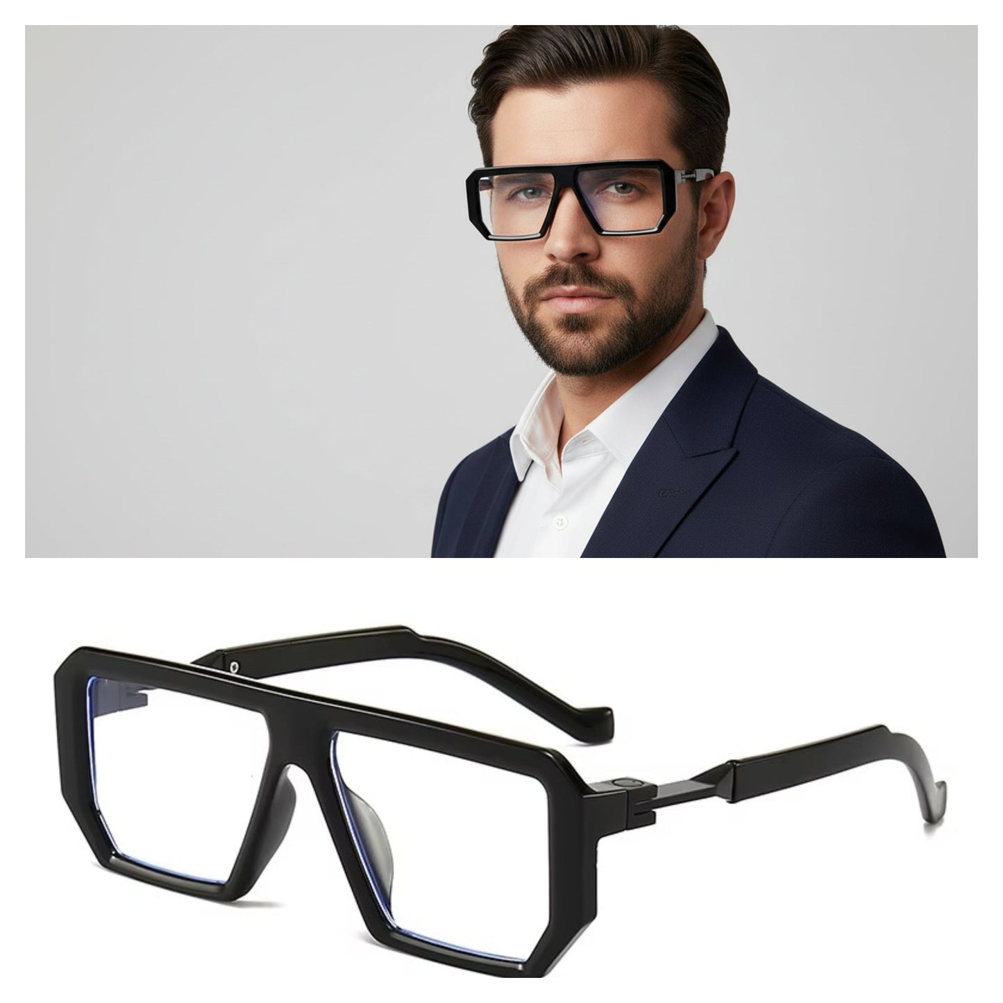 Personality Designer Metal Sunglasses for Men & Women | Gradient Lens Full-Frame Shades