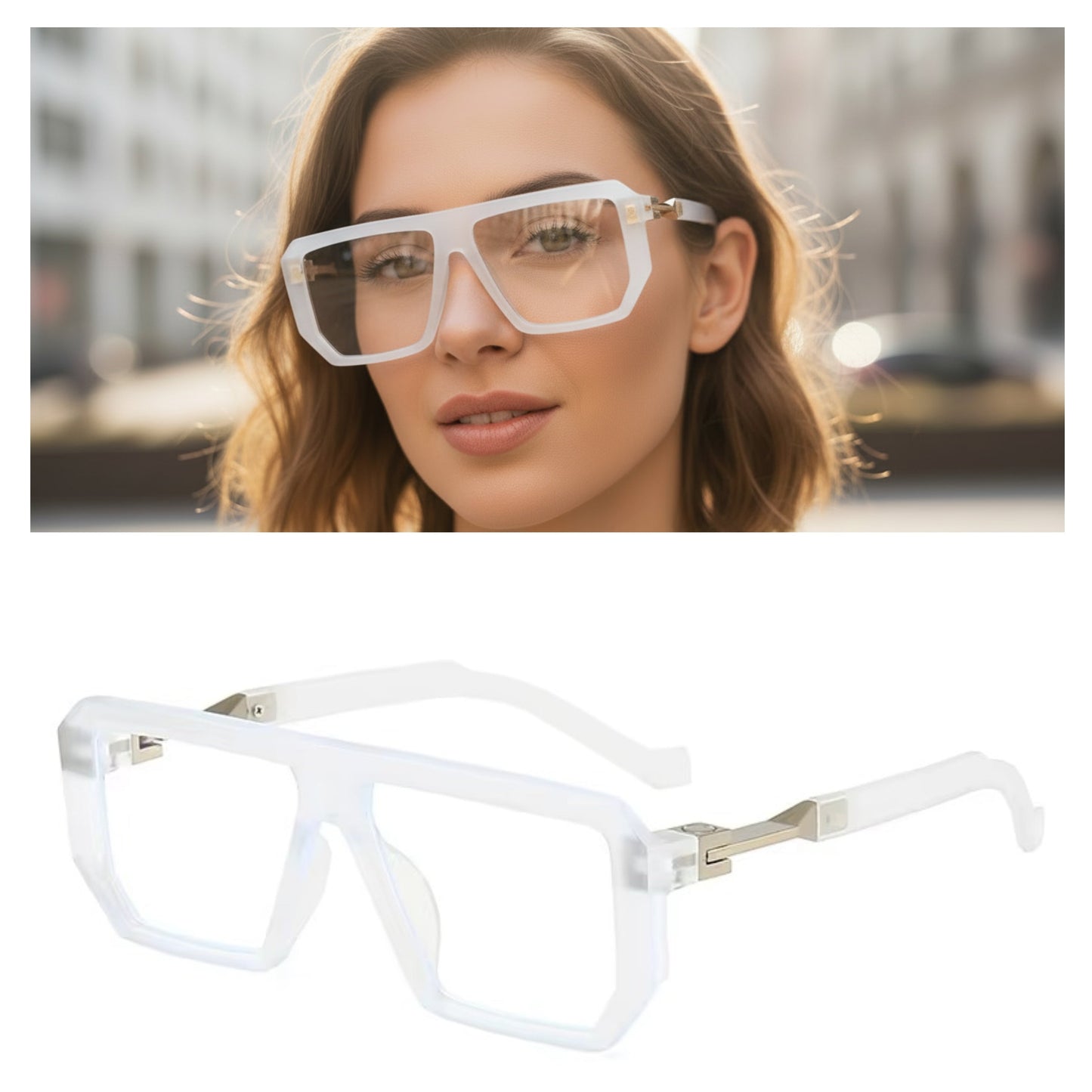 Personality Designer Metal Sunglasses for Men & Women | Gradient Lens Full-Frame Shades