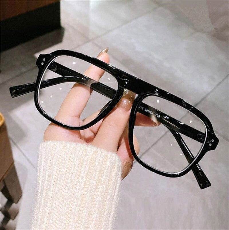 New Arrival Trendy Unisex Anti-Blue Rectangle Glasses - Sunglass Lover