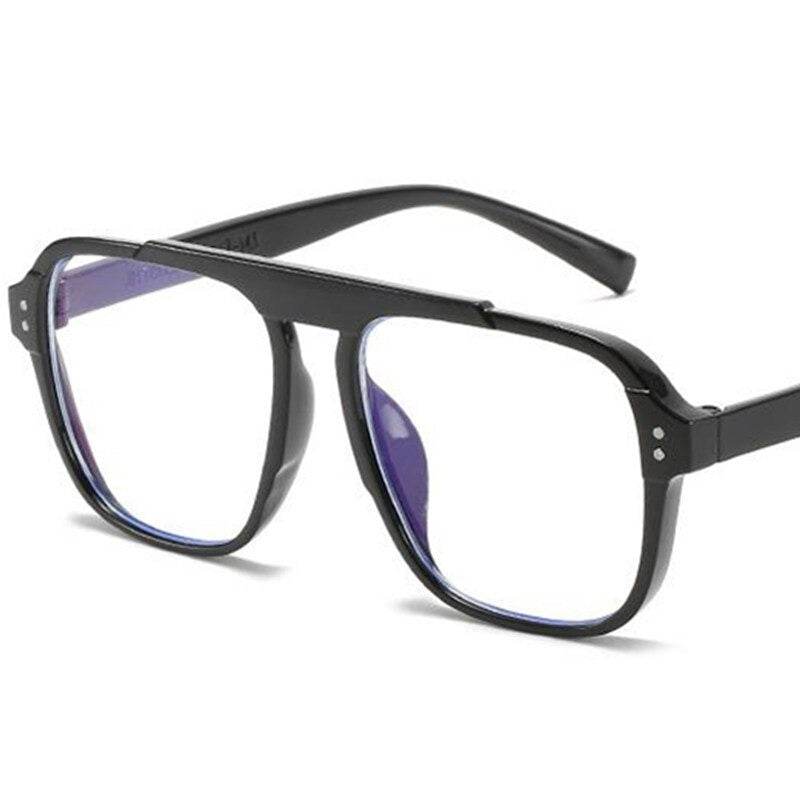 New Arrival Trendy Unisex Anti-Blue Rectangle Glasses - Sunglass Lover