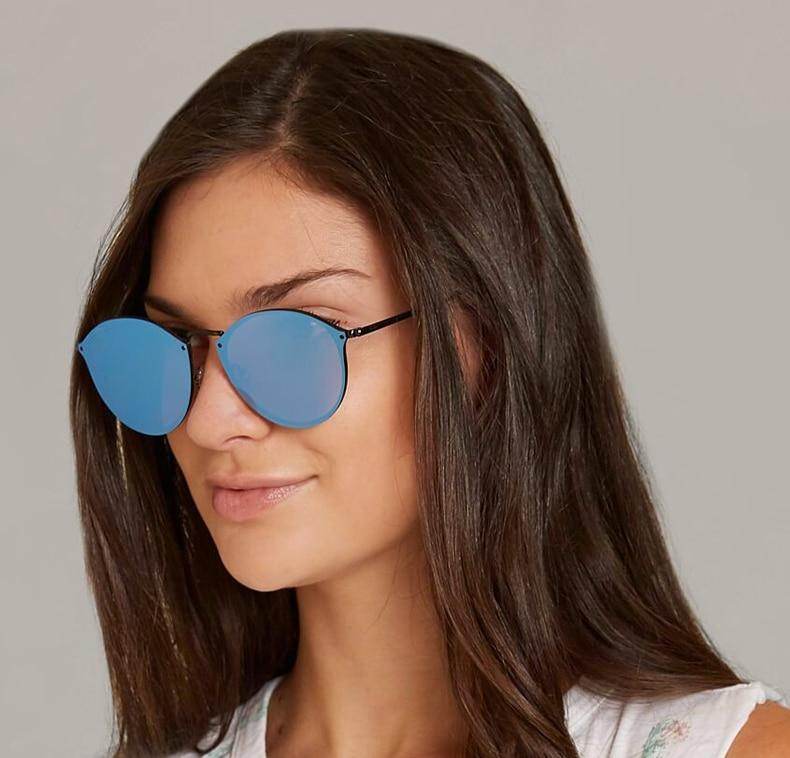 New Blaze Style Rimless Sunglasses For Men And Women - Sunglass Lover