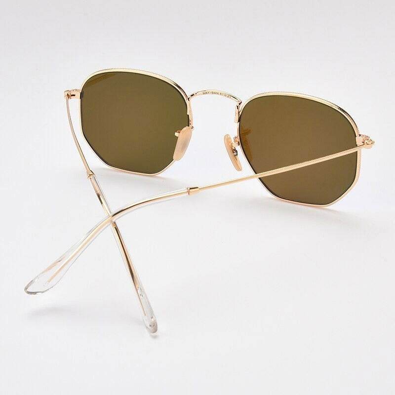New Polygon Hexagonal Sunglasses For Men Women - JM - Sunglass Lover