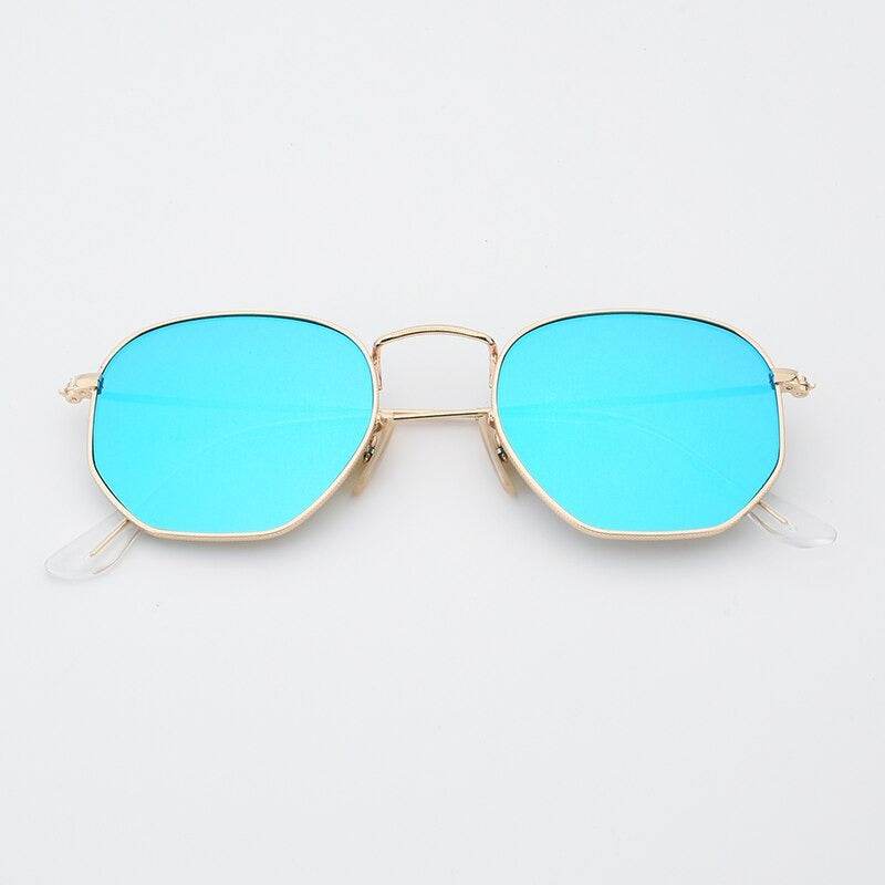 New Polygon Hexagonal Sunglasses For Men Women - JM - Sunglass Lover