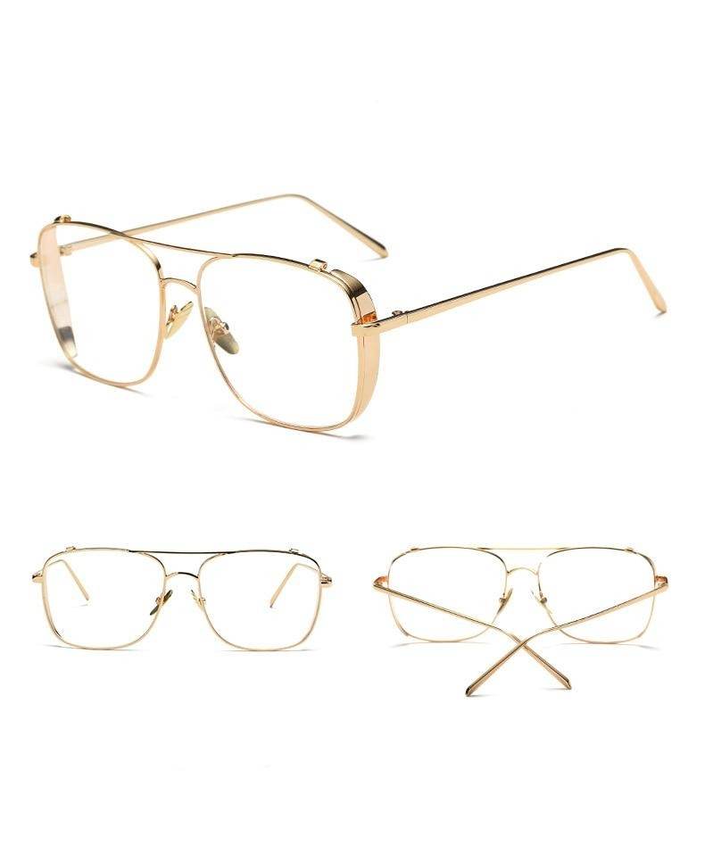 Optical Alloy Glasses Frame Women Men Oversized Transparent Eyeglasses Frames - Sunglass Lover - Sunglass Lover