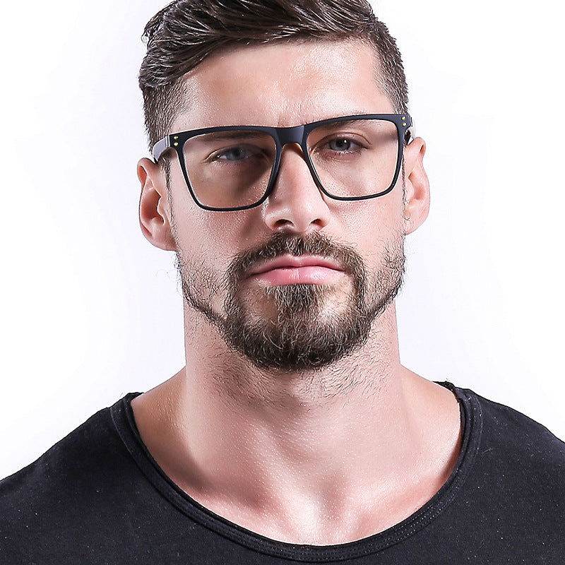 Oversized Square Frame Eyeglasses For Men - - Sunglass Lover