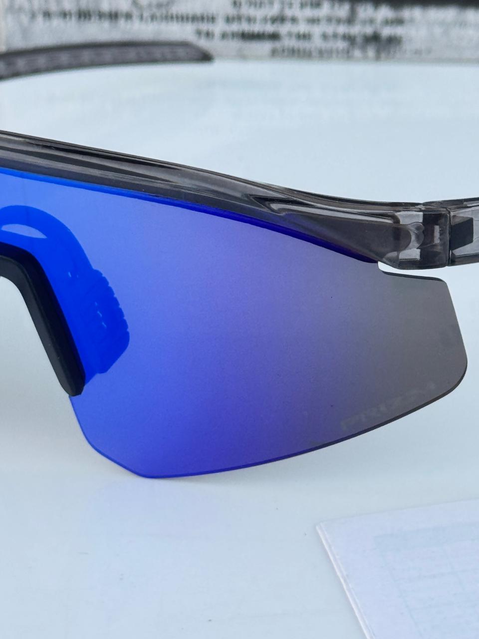Sports Black Blue Prizm UV400 Sunglasses | Lightweight Wraparound Unisex Outdoor Eyewear