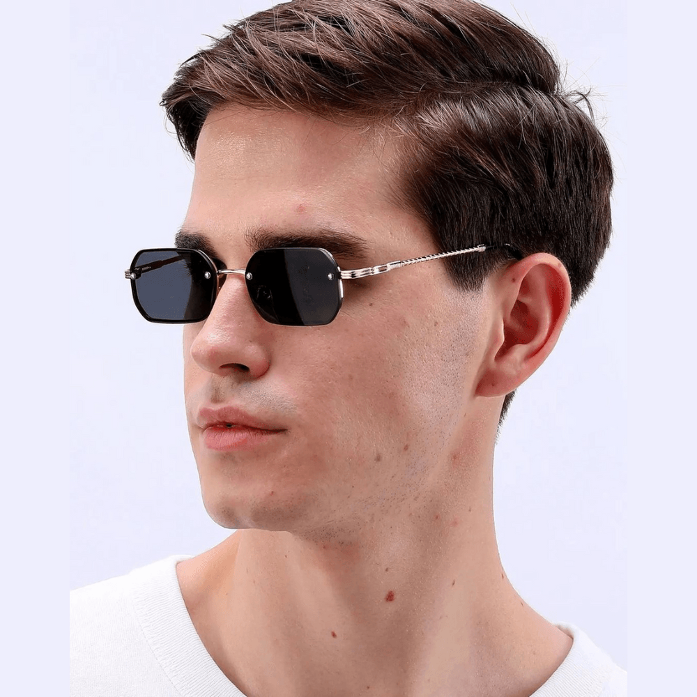 The Black Demon Rectangle Sunglasses – Unisex UV400 - Sunglass Lover