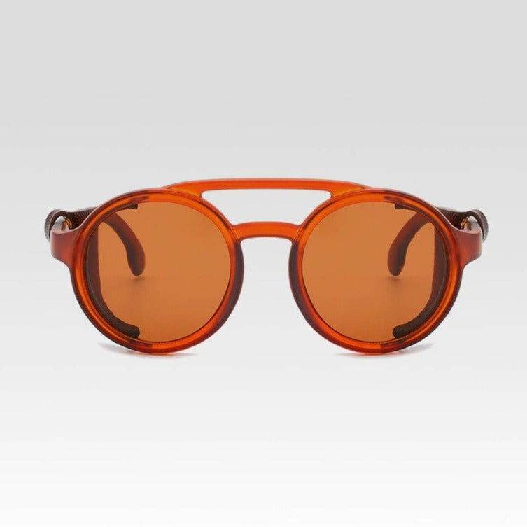 Retro Vintage Round Steampunk Sunglasses - Sunglass Lover